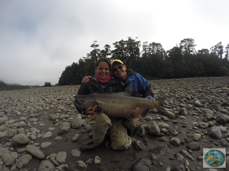 Fotos da pesca esportiva em Chaiten no Chile